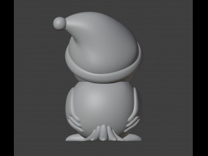 Christmas Owl Figurine 3D Принт Модель