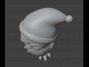 Christmas Owl Figurine 3D Принт Модель