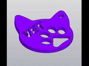 Vet Keychain Gift for veterinarian Modelo de Impressão 3D