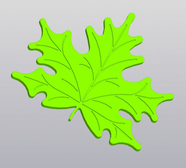 Maple Leaf Cup Coaster v2 3D प्रिंट मॉडल .c4d .max .obj .3ds .fbx .stl .blend 