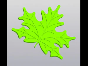 Porta-copos Maple Leaf v2 Modelo de Impressão 3D
