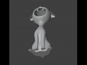 Cat Figurine v3 Modèles 3D en vedette