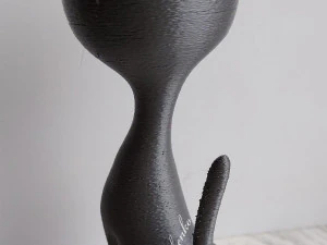 Cat Figurine v3 3D Print Model