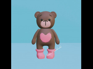 Bear Figurine v2 Model do druku 3D