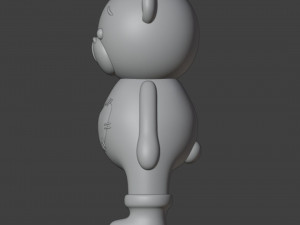 Bear Figurine v2 Modèles 3D en vedette