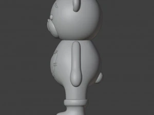 Bear Figurine v2 3D Print Model