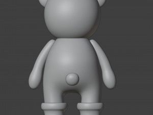 Bear Figurine v2 Modèles 3D en vedette