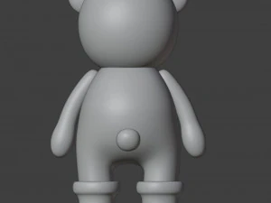 Bear Figurine v2 3D Print Model