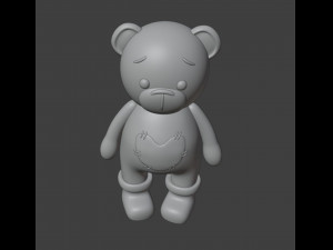 Bear Figurine v2 Modèles 3D en vedette