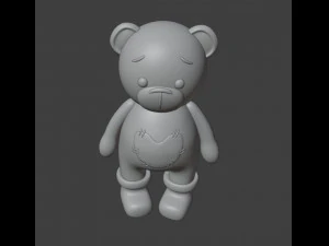 Bear Figurine v2 3D Print Model