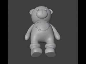Bear Figurine v2 Modèles 3D en vedette