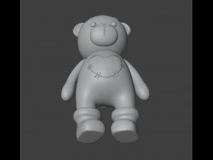 Bear Figurine v2 3D Print Model