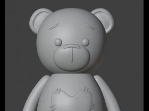 Bear Figurine v2 3D Print Model