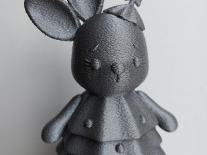 Bunny in a Christmas tree costume 3D-printmodel