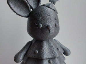 Bunny in a Christmas tree costume 3D-printmodel