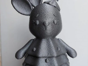 Bunny in a Christmas tree costume 3D Print Model