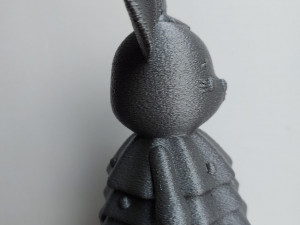 Bunny in a Christmas tree costume 3D-printmodel