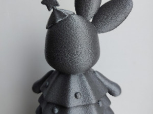 Bunny in a Christmas tree costume 3D-printmodel