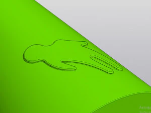 Set 2 model Vas Gantung UFO v2 dengan balok untuk bunga kering dan buatan Model Cetak 3D