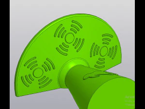 Set 2 model Vas Gantung UFO v2 dengan balok untuk bunga kering dan buatan Model Cetak 3D