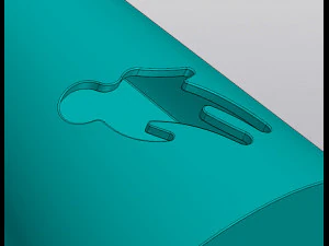 Set 2 model Vas Gantung UFO v2 dengan balok untuk bunga kering dan buatan Model Cetak 3D