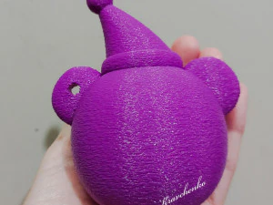 Bear Head Christmas tree decoration 3D Print Model