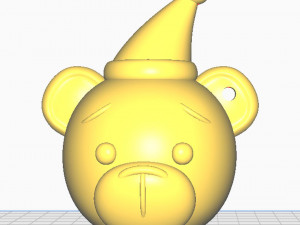 Bear Head Christmas tree decoration 3Dプリントモデル
