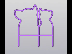 Traliccio per animali domestici Modello di stampa 3D