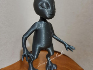 Alien Figurine 3D प्रिंट मॉडल