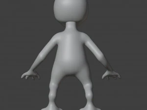 Figurina aliena Modello di stampa 3D