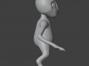 Alien Figurine 3D प्रिंट मॉडल