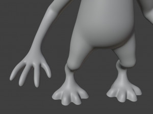 Alien Figurine 3D प्रिंट मॉडल