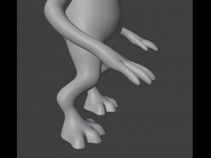 Alien Figurine 3D प्रिंट मॉडल