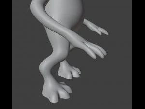 Figurina aliena Modello di stampa 3D