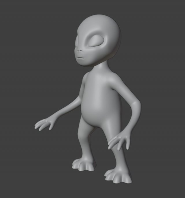 Alien figurine top
