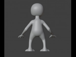 Alien Figurine v2 3D प्रिंट मॉडल