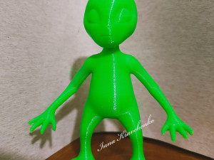 Alien Figurine v2 3Dプリントモデル