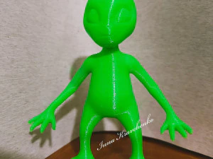 Figura alien&iacute;gena v2 Modelo de impresión 3D