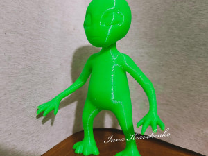 Alien Figurine v2 3D प्रिंट मॉडल
