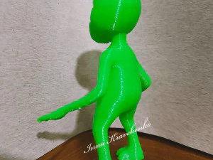 Alien Figurine v2 3D Print Model