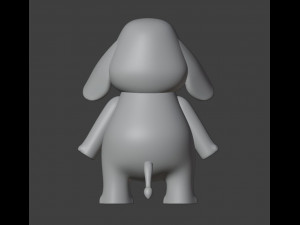 Little Elephant Figurine 3D 프린트 모델