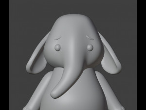 Little Elephant Figurine 3D 프린트 모델