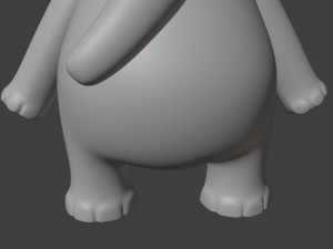 Little Elephant Figurine 3D 프린트 모델