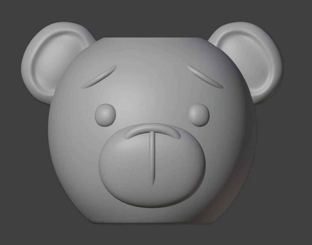 Bear Vase Organizer Planter 3D Print Model .c4d .max .obj .3ds .fbx .stl .blend 