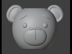 Jardini&egrave;re organisateur de vase ours Modèles 3D en vedette