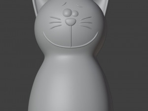 Smiling cat Vase Modelo de impresión 3D