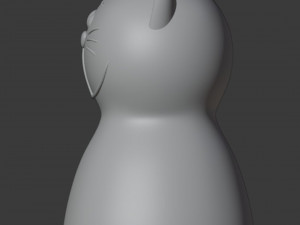 Smiling cat Vase Modello di stampa 3D