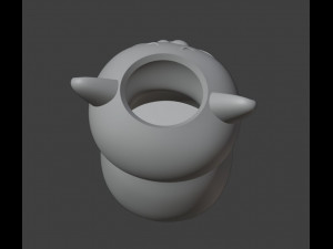 Smiling cat Vase Modello di stampa 3D