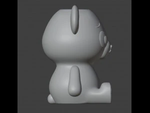 Panda Vase 3D Print Model