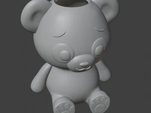 Panda Vase 3D Print Model